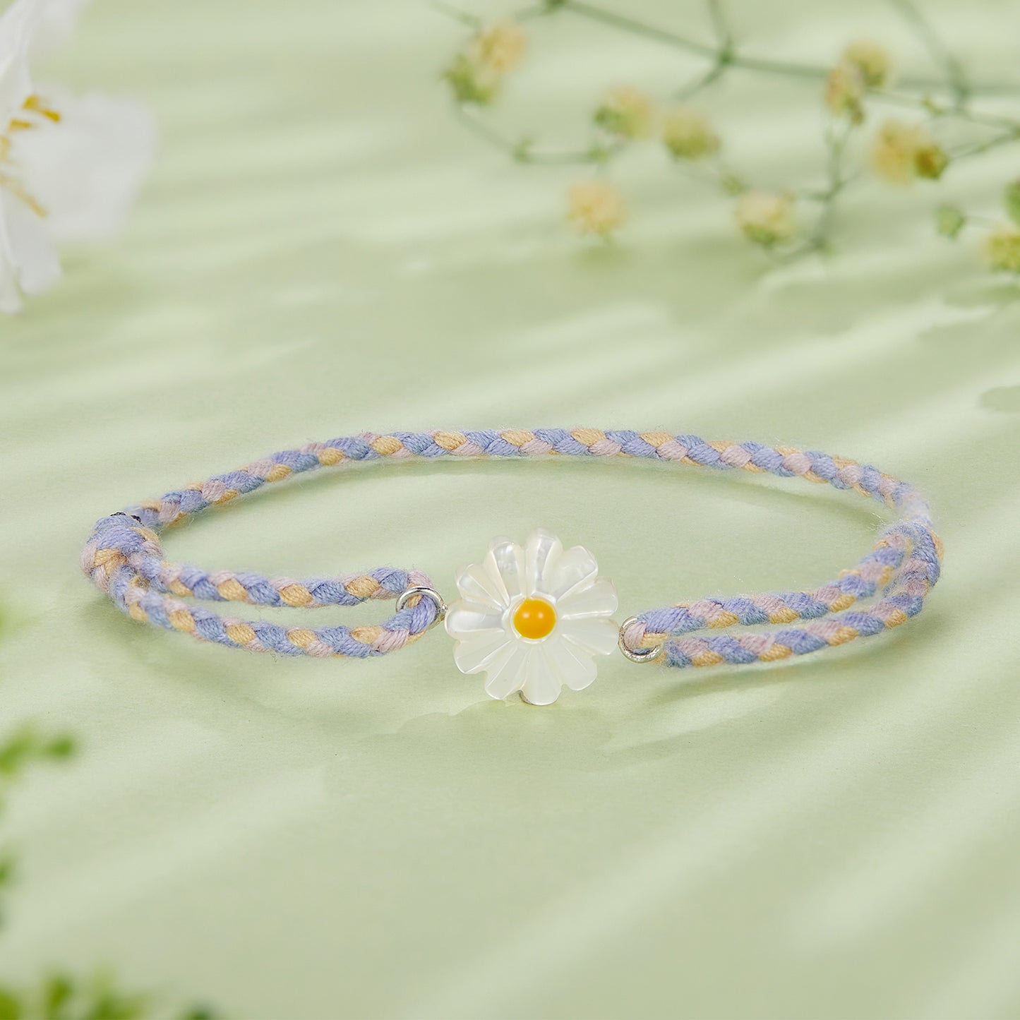 Daisy Woven Bracelet