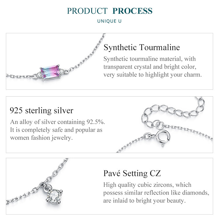 Synthetic Gemstone Bracelet