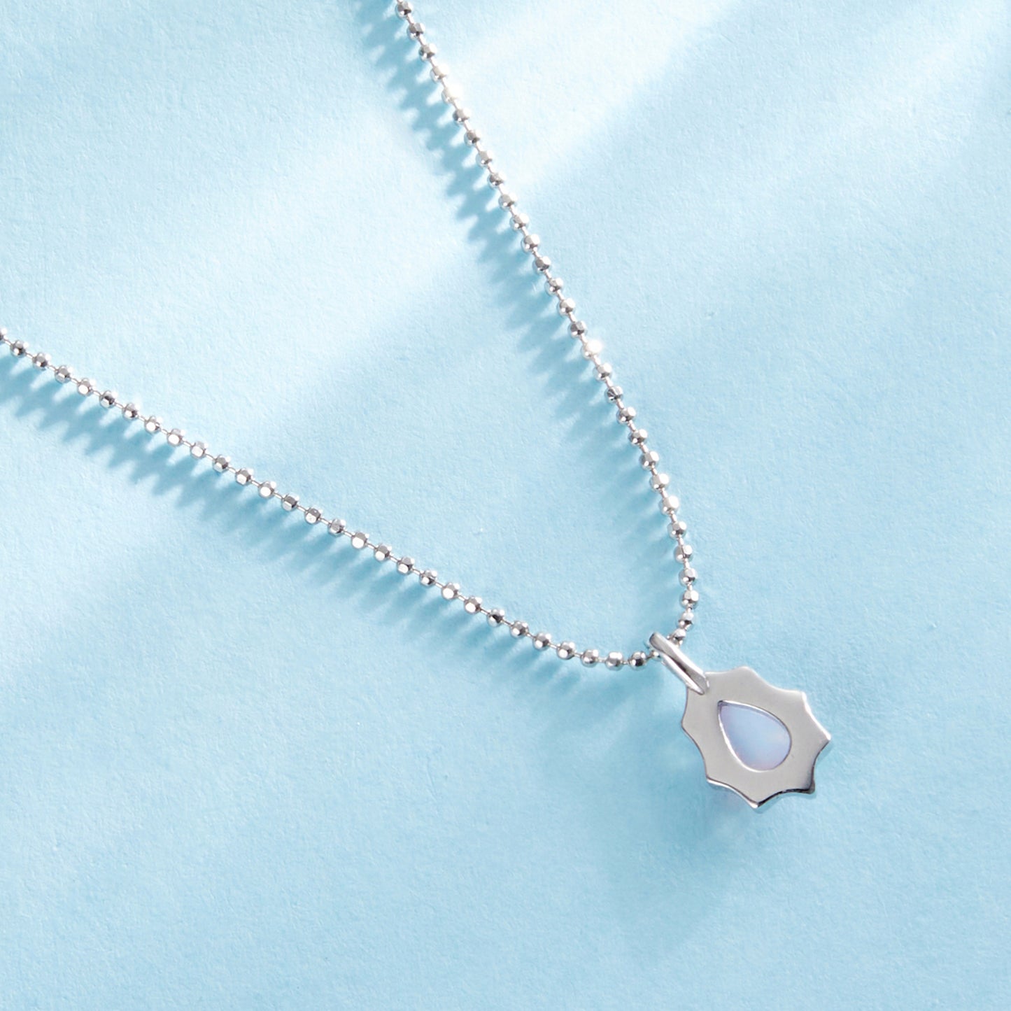 Aurora Opal Pendant Necklace