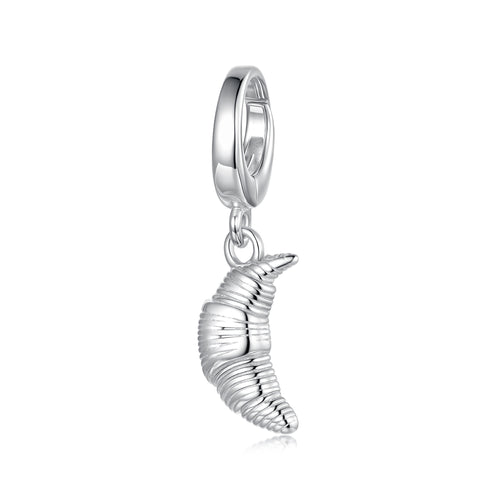 Croissant Clasp Pendant Charm