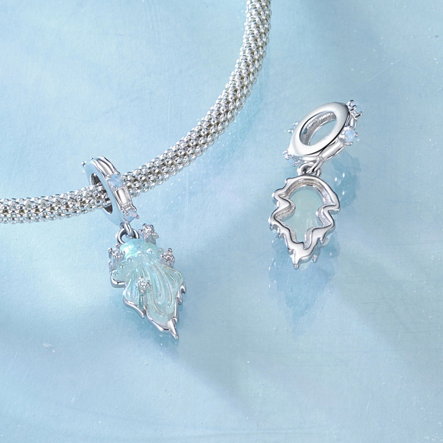 Fantasy Jellyfish Pendant Charm