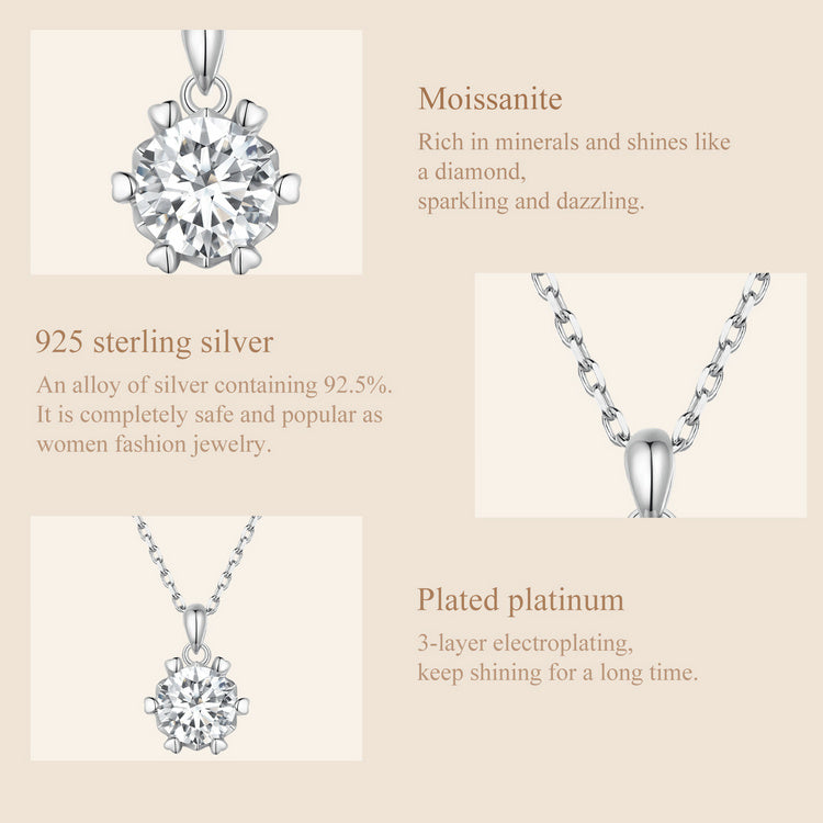 Luxurious Moissanite Necklace