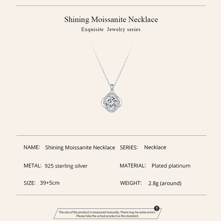 Sparkling Moissanite Necklace
