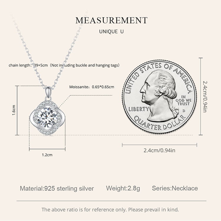 Sparkling Moissanite Necklace