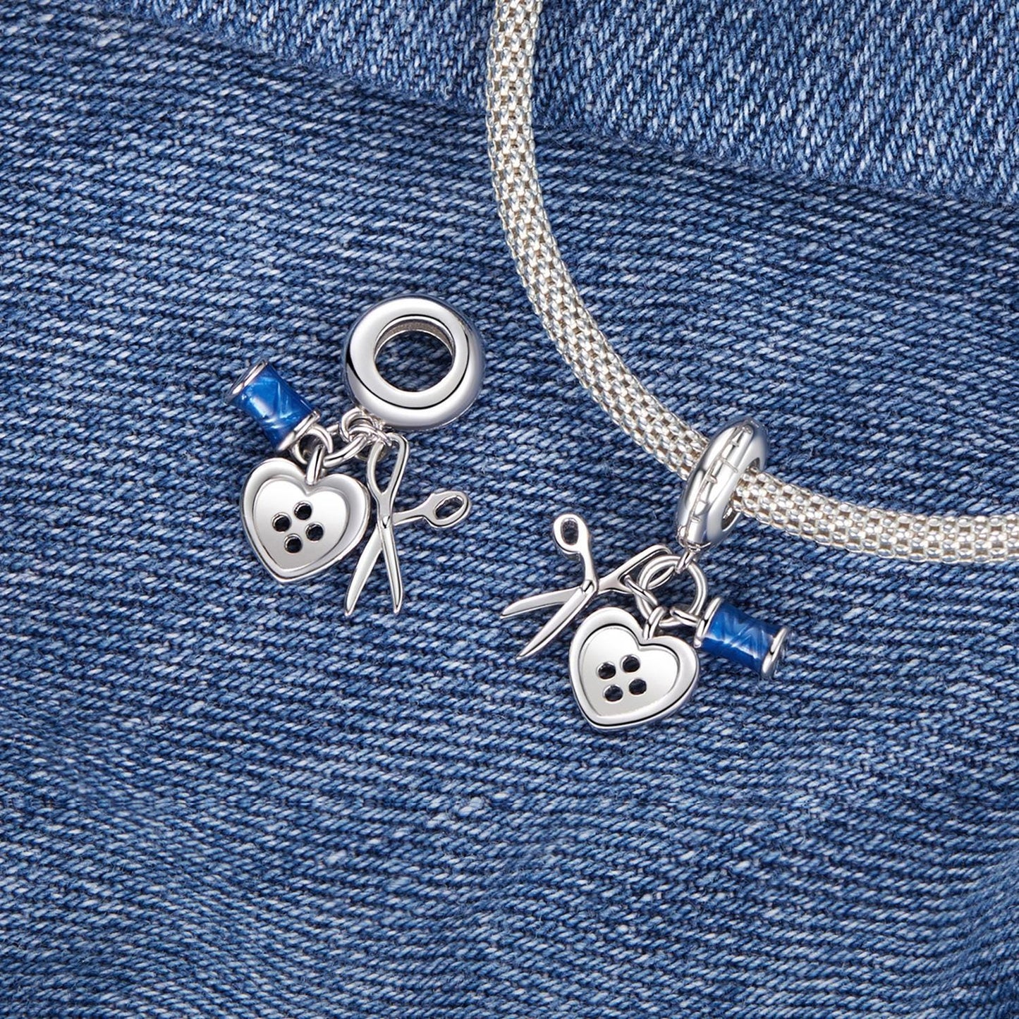 3-in-1 Tailor Set Pendant Charm