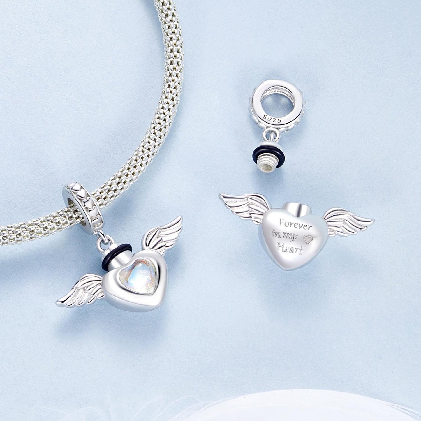 Pet Memorial Urn Ashes Pendant Charm