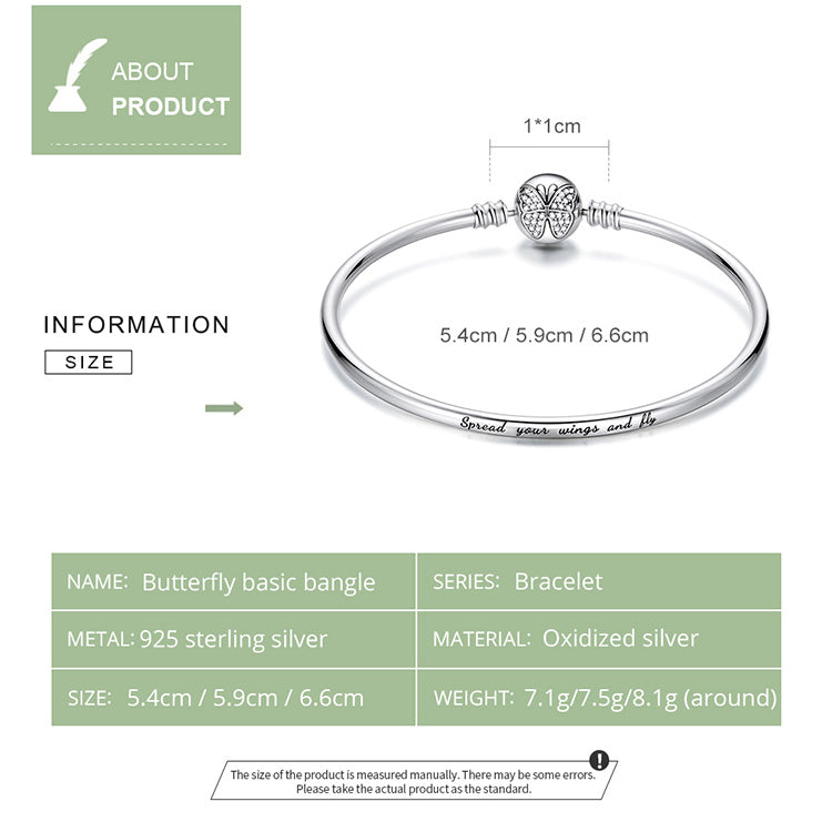 Classic Butterfly Bangle