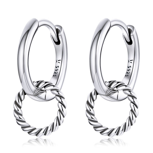 Double Hoop Clip Earrings