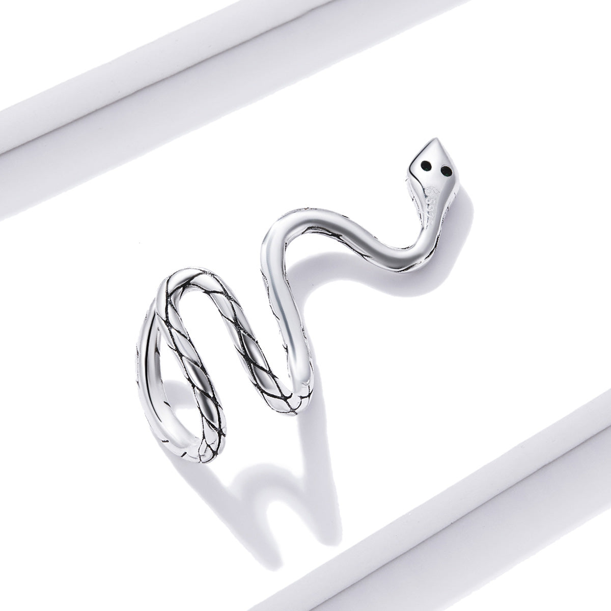 Mystical Snake Clip Earrings