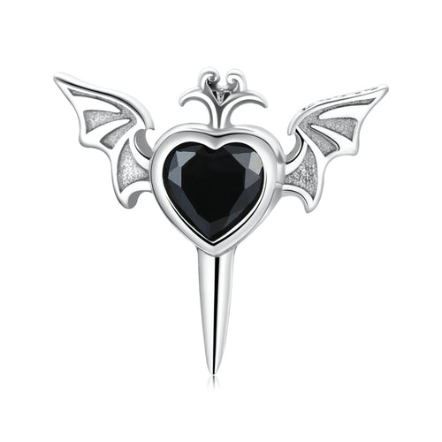 Heart Wing Stud Earrings