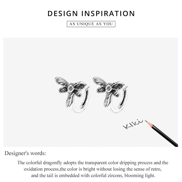 Vintage Dragonfly Earrings