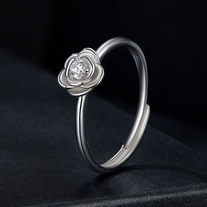 0.1 Carat Rose Moissanite Ring
