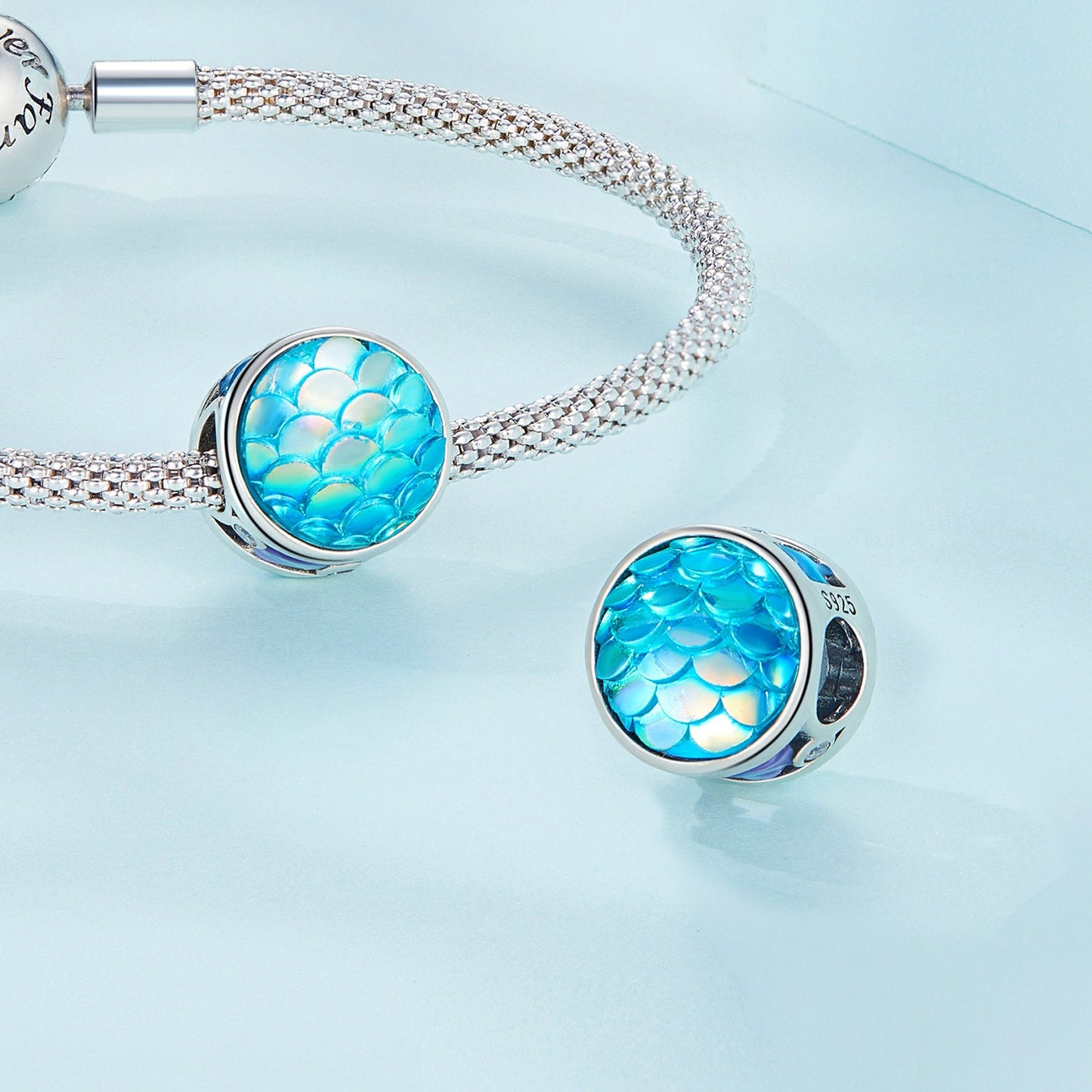 Fish Scale Bead Charm