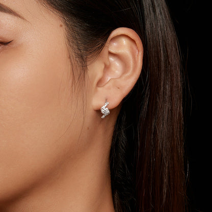 0.5ct Moissanite Spring Ear Climbers