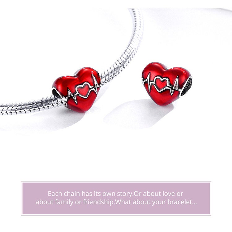 Love Heartbeat Charm