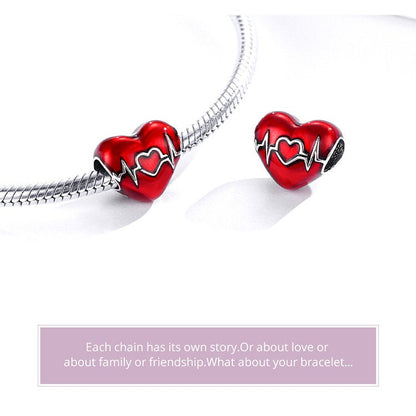 Love Heartbeat Charm