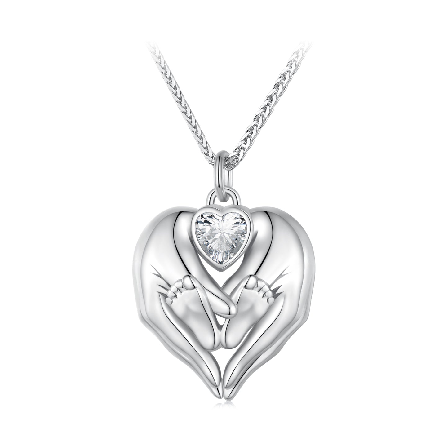 Footprint Charm Necklace