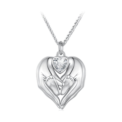Footprint Charm Necklace