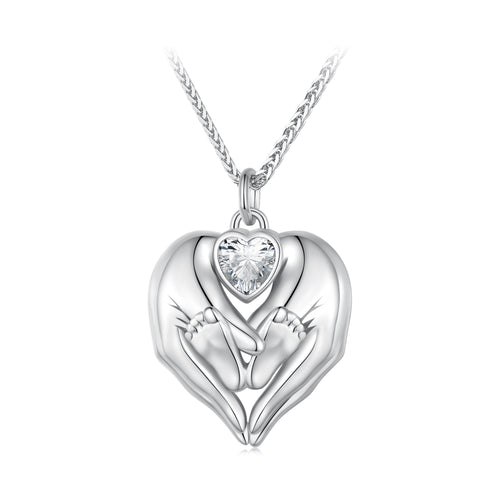 Footprint Charm Necklace