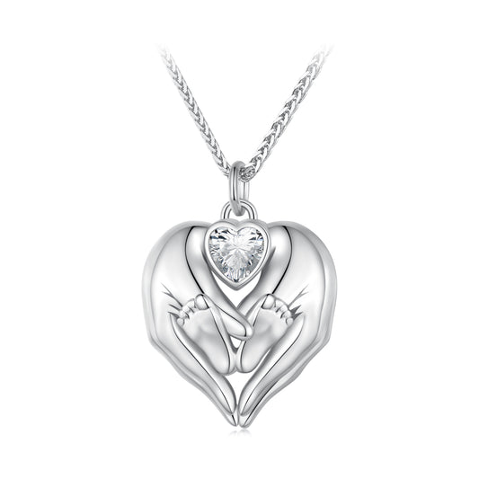 Footprint Charm Necklace