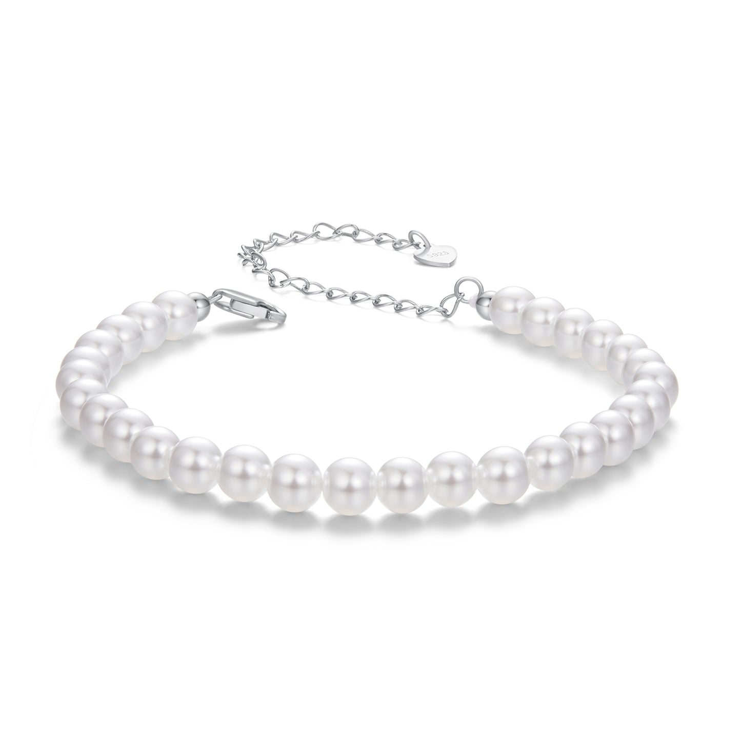 5mm Mother-of-Pearl Bead Bracelet