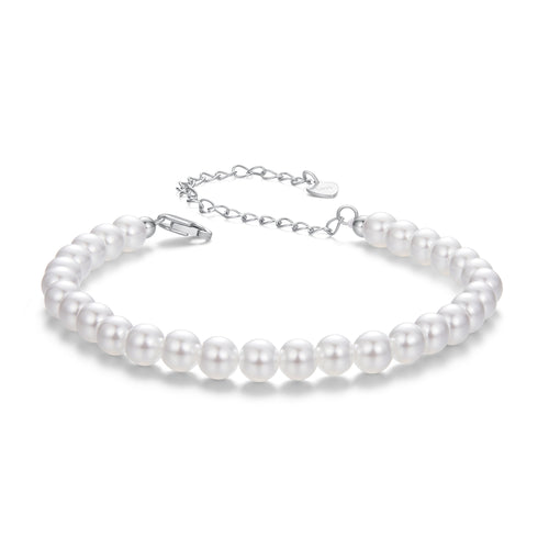 5mm Mother-of-Pearl Bead Bracelet