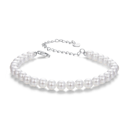 5mm Mother-of-Pearl Bead Bracelet