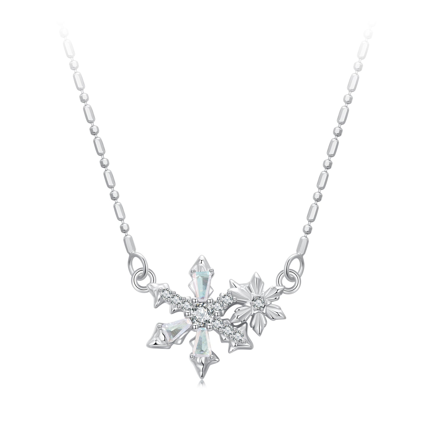 Frosted Crystal Necklace
