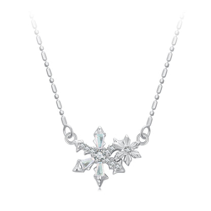 Frosted Crystal Necklace