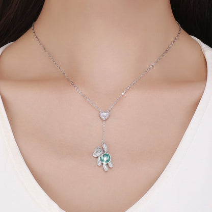 Sweet Bear Sterling Silver Necklace