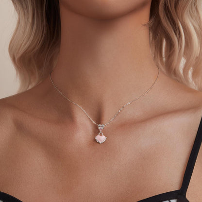 Heart Bow-knot Pendant Charm