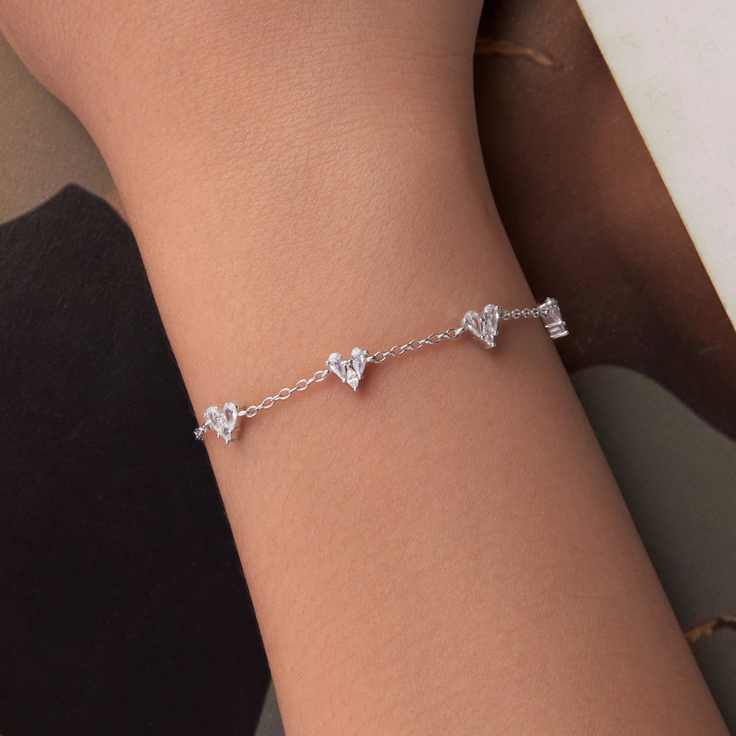 Heart Charm Bracelet