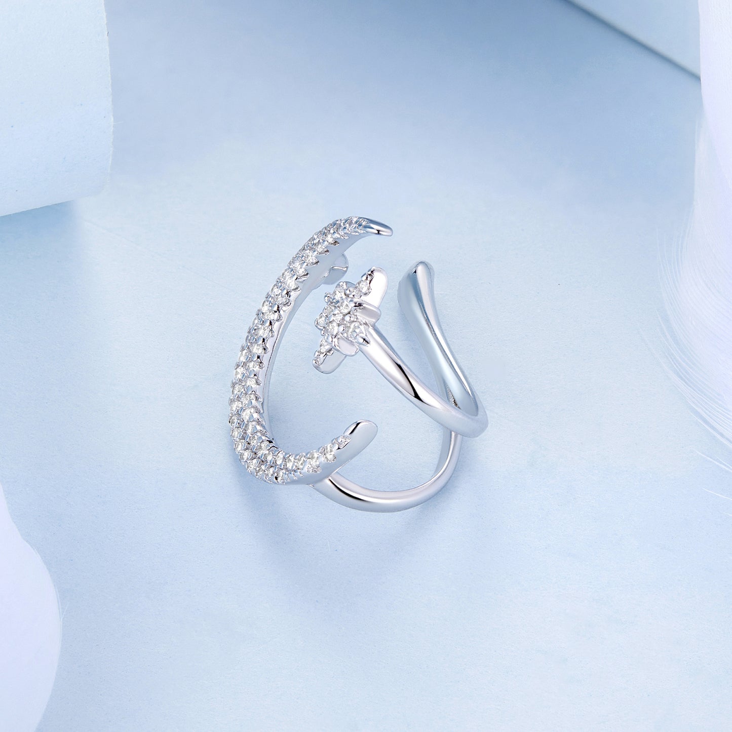 Star and Moon Ear Cuffs