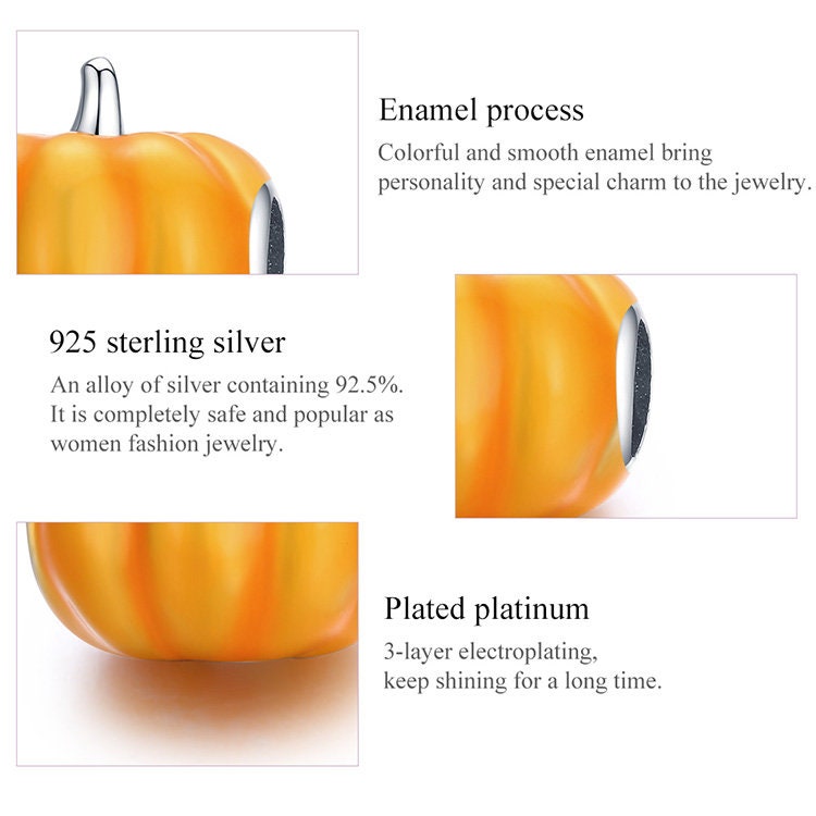 Golden Pumpkin Charm