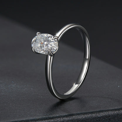 1 Carat Moissanite Ring