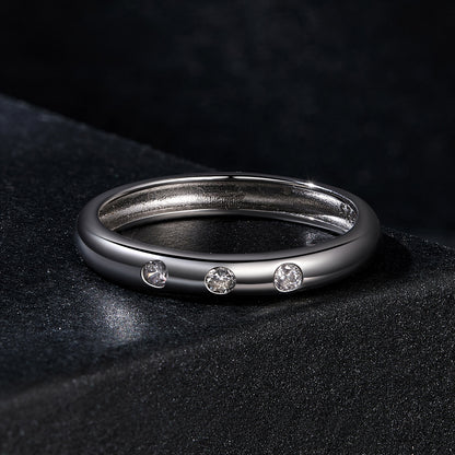 Halo Moissanite Ring