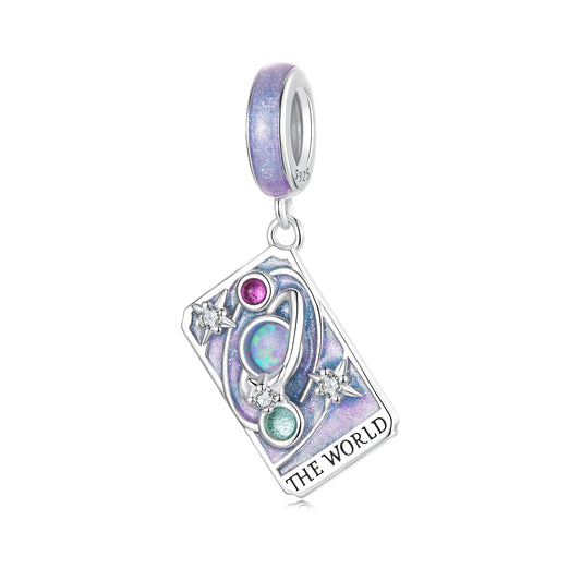 Tarot Card —The World Charm