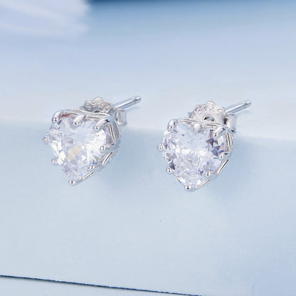 April Birthstone Stud Earrings