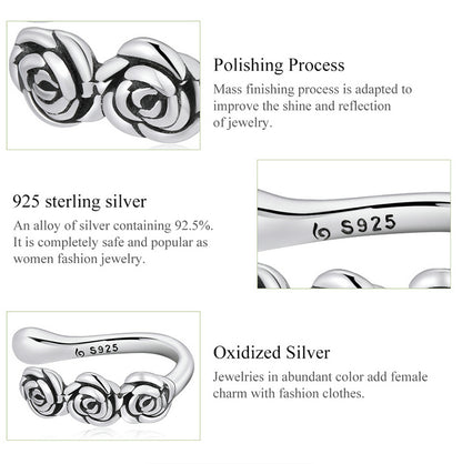 Vintage Rose Ear Cuff