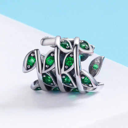 Emerald Green Grass Charm