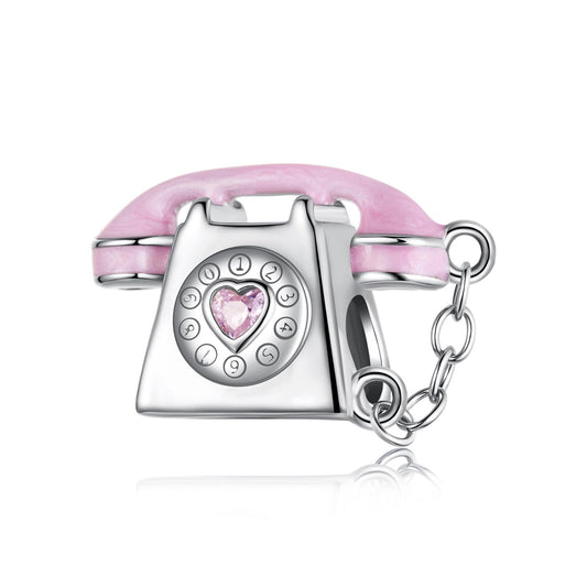 Vintage Telephone  Charm
