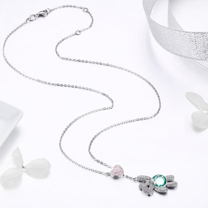 Sweet Bear Sterling Silver Necklace