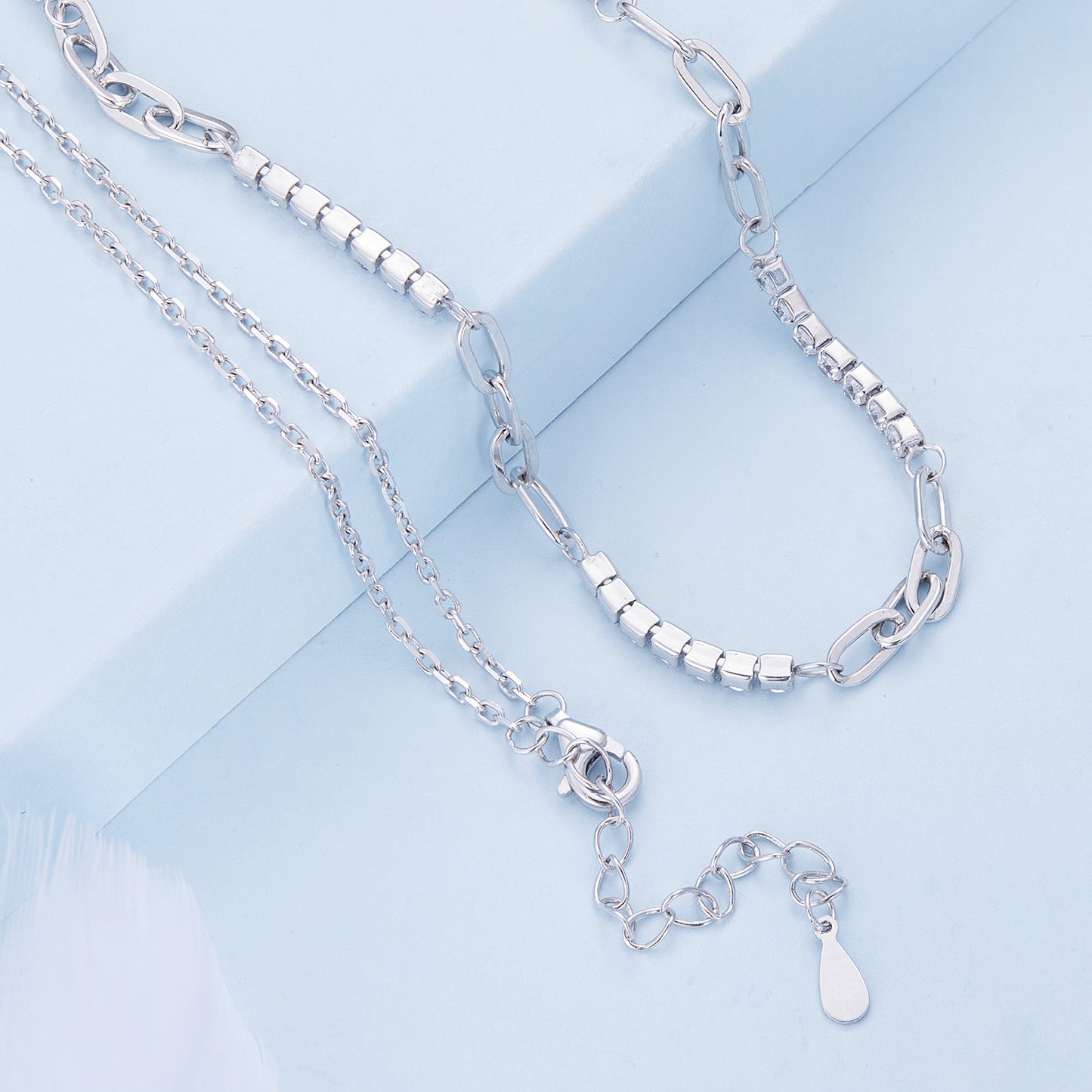 Sparkling Segmented Necklace
