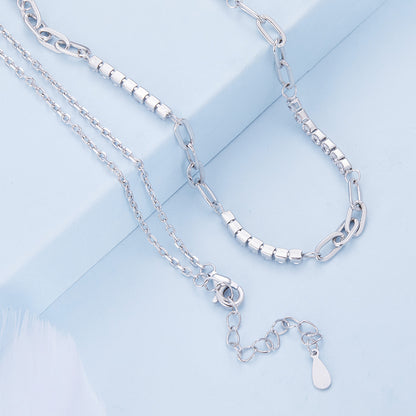 Sparkling Segmented Necklace