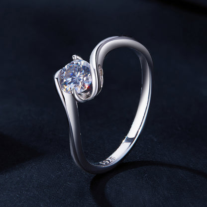 0.5 Carat Moissanite Ring