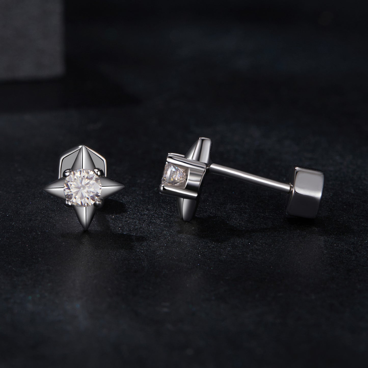 Starry Shine Moissanite Studs