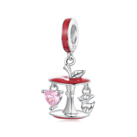 Christmas Apple Pendant Charm