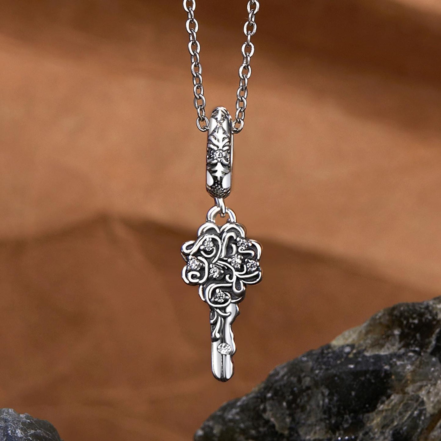Lucky Key Pendant Charm