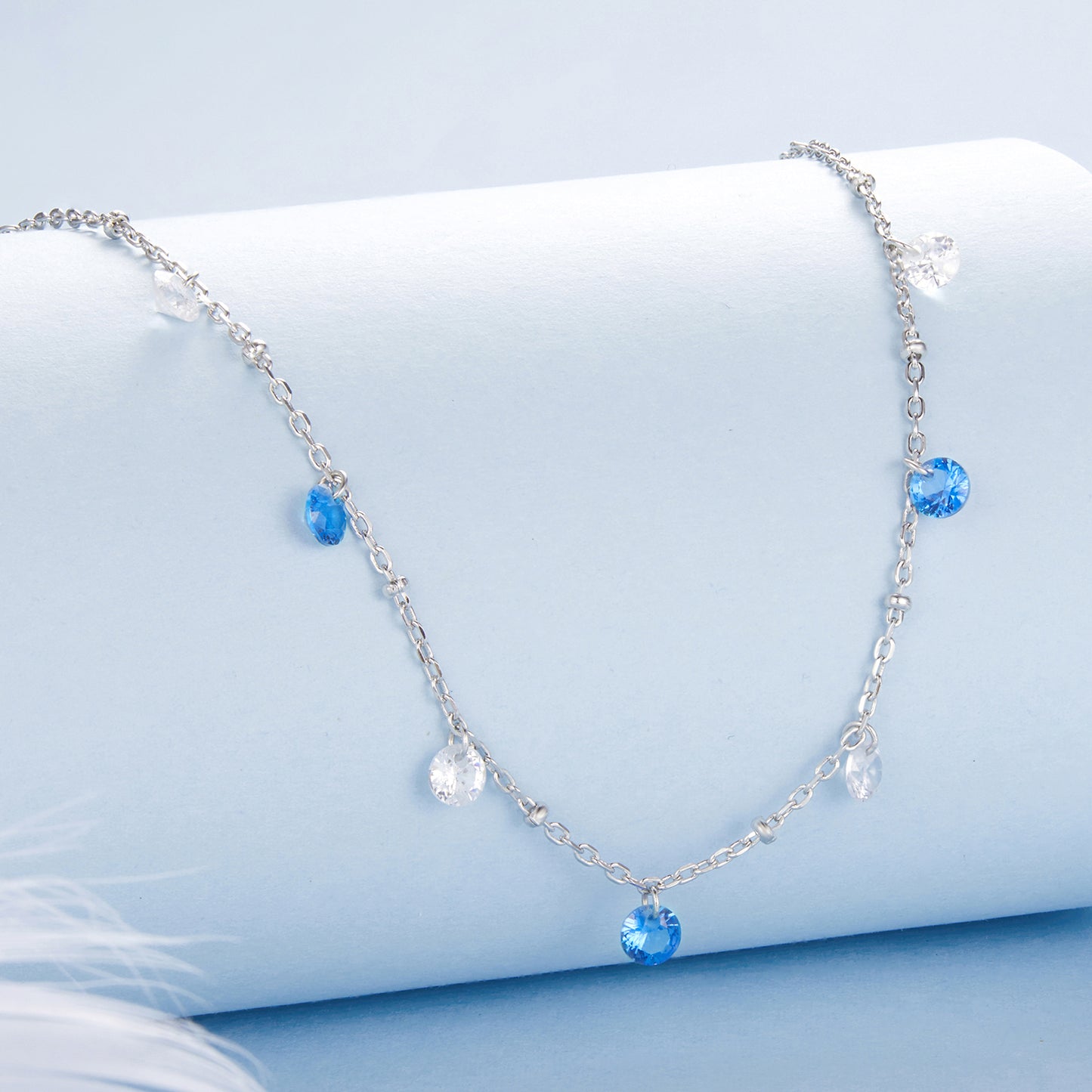 Sparkling Star Cluster Necklace