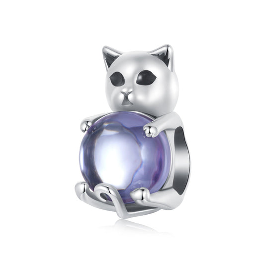 Cat Lucky Stone Charm